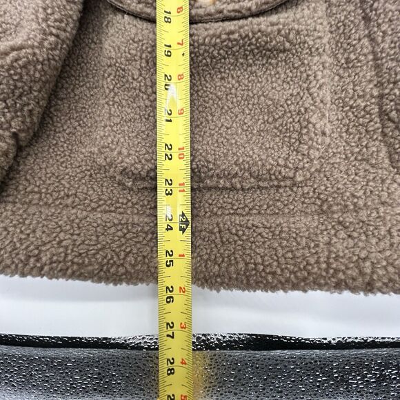 ONEILL Jacket Women's Large Brown Button Up Collared Sherpa Pockets Coat - Picture 8 of 10